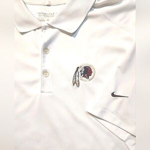 Nike XL Golf Tour Performance Dri-Fit Redskins Original Logo Embroidered Polo